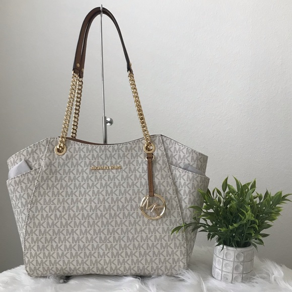 Last one✨Michael Kors jet set large chain tote - Picture 4 of 8